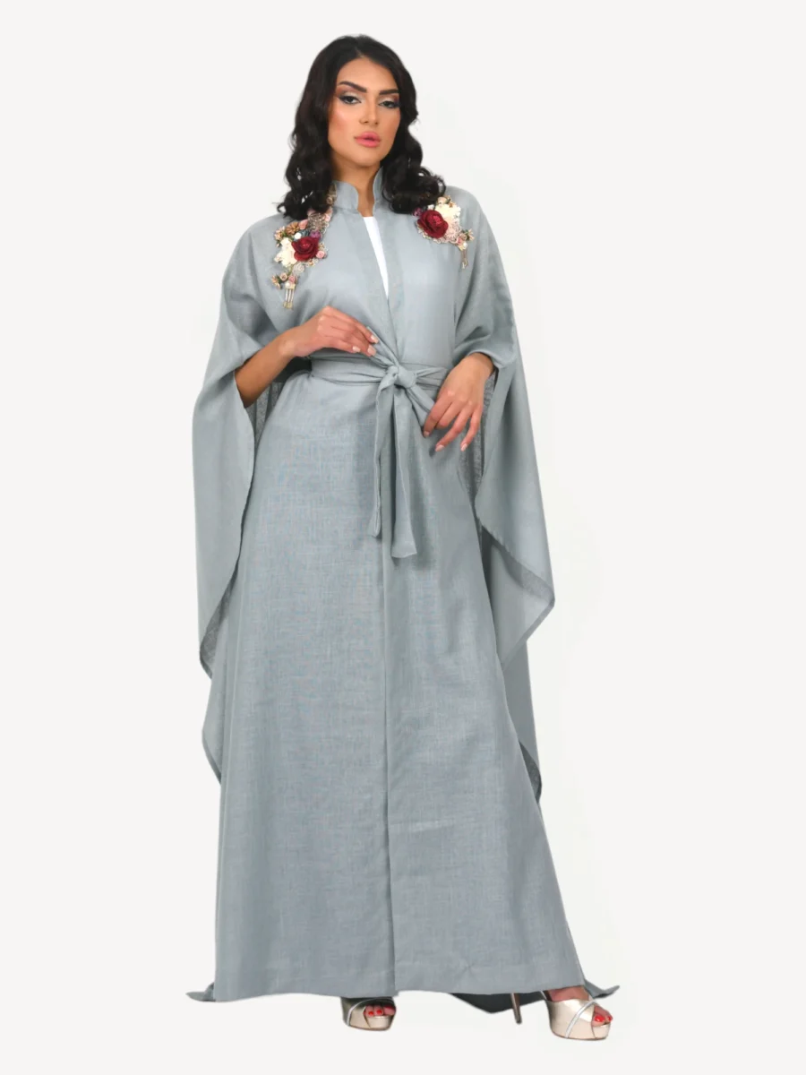 Kimono Elissa Mautassin bleu gris