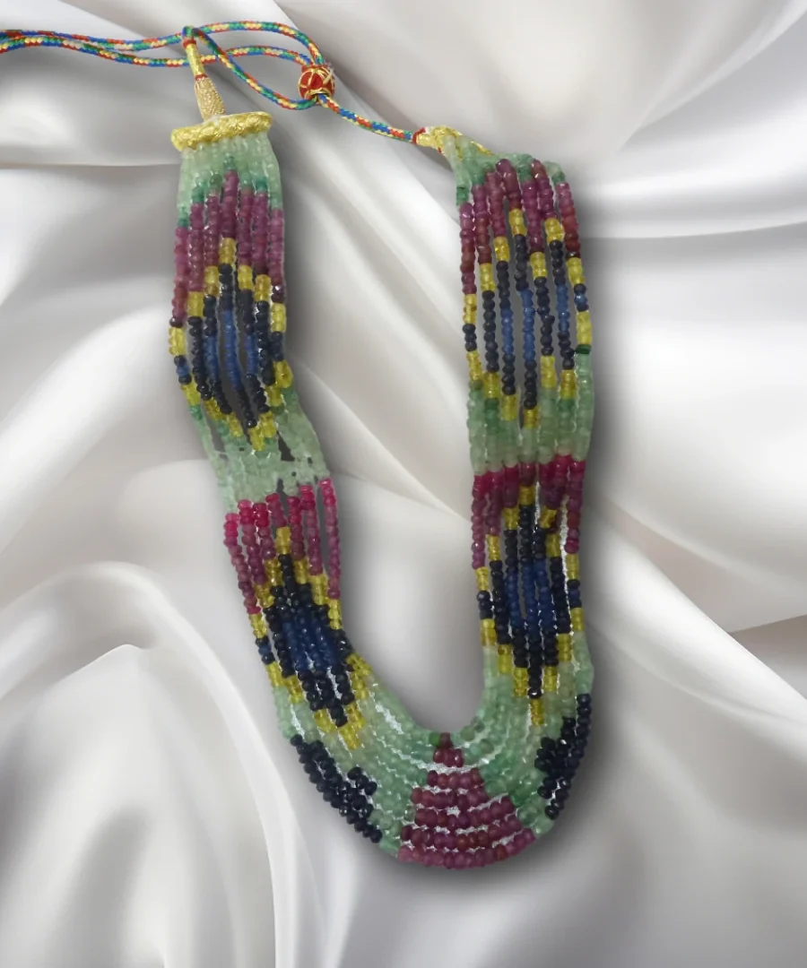 Collier artisanal marocain multi couleur