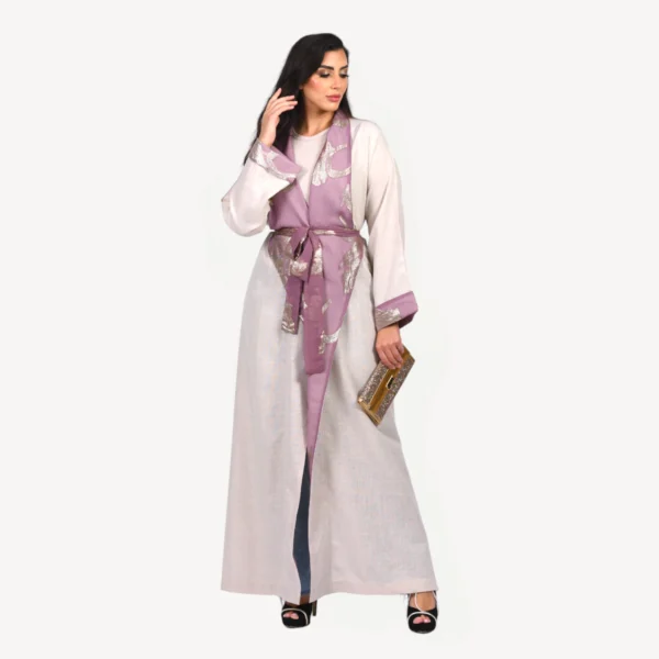 Kimono Miraya Mautassin beige clair