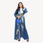 Kimono Miraya Mautassin bleu foncé