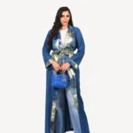 Kimono Miraya Mautassin bleu foncé