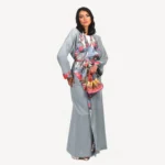 Kimono Miraya Mautassin bleu gris