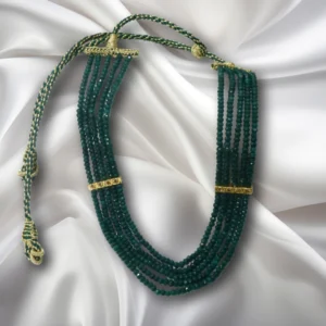 Collier Traditionnel Marocain en Perles Vertes – Élégance Authentique