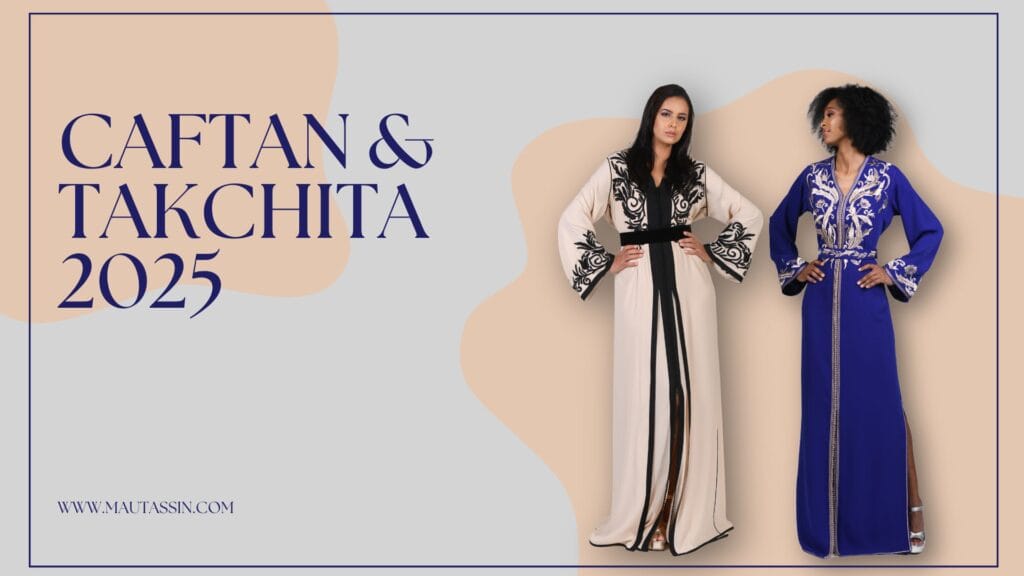 Plongez dans la mystique du Caftan et de la Takchita en 2025. Découvrez les créations Mautassin, où tradition et modernité se rencontrent dans un luxe intemporel.