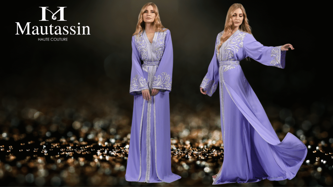 Caftan moderne simple : l'élégance à portée de main