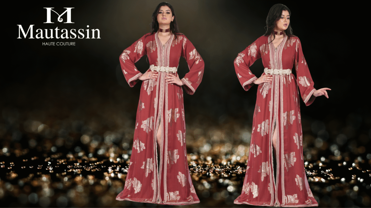 Découvrez le charme irrésistible du caftan rouge moderne